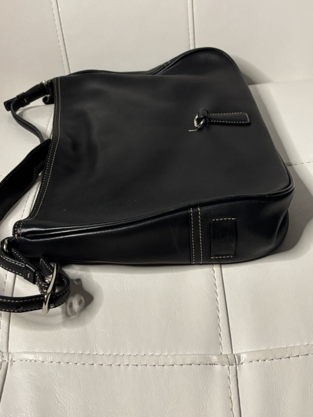 Coach Black Leather Hobo Shoulder Bag - Picture 9 of 9